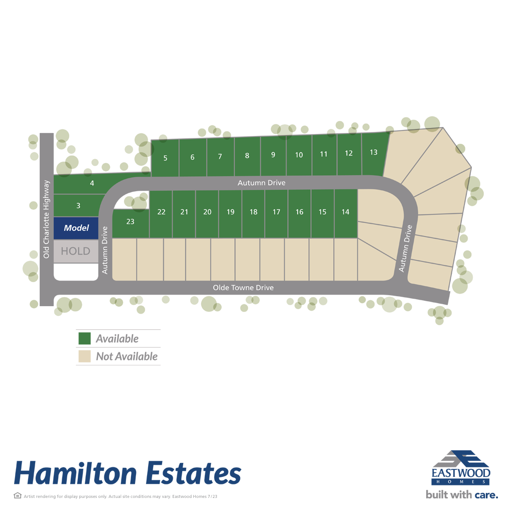Hamilton Estates Monroe, NC Homes For Sale Eastwood Homes